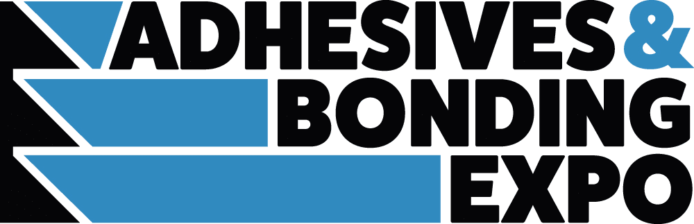 A blue and black logo for adhesive bond
